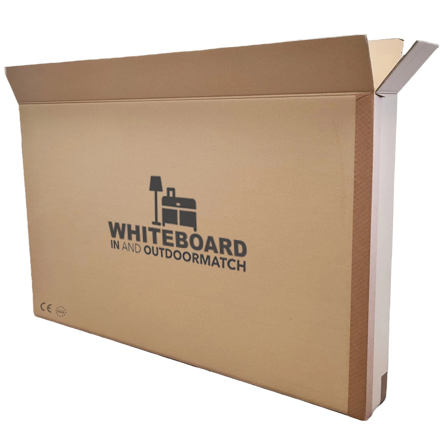 Prikbord Camira stof PRO Salvatore - Aluminium frame - Eenvoudige montage - Punaises - Rood - Prikborden - 120x240cm prikbord