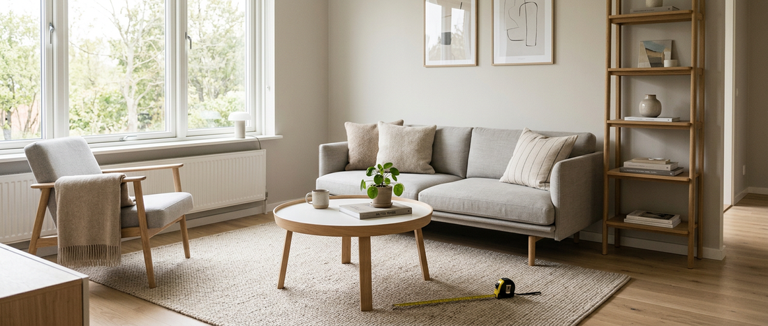 Hoe meet je je woonkamer voor nieuwe meubels?