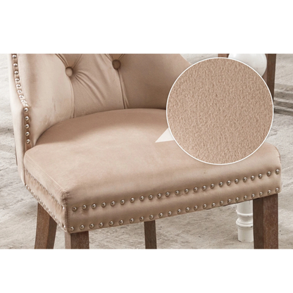 Eetkamerstoelen - Set van 2 - Beige