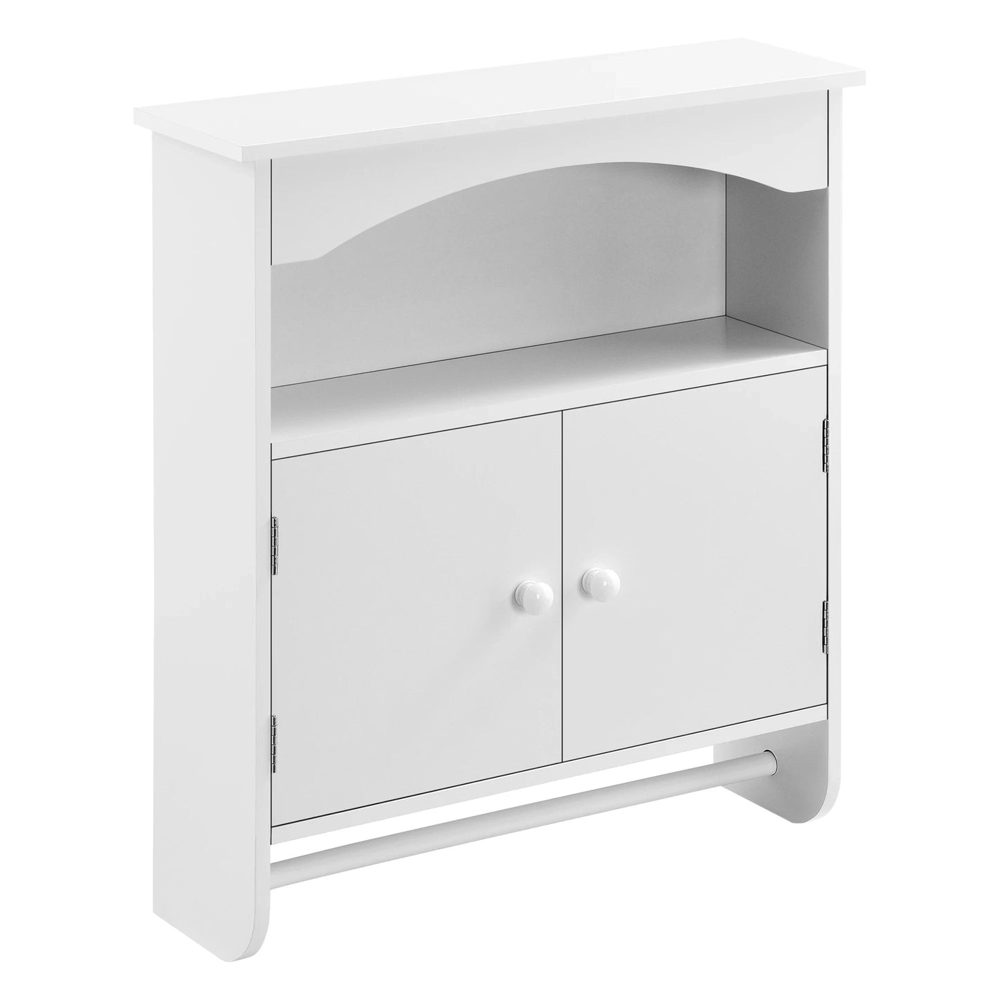 In And OutdoorMatch Badkamermeubel Antonietta - Voor Wandmontage - 61,3x53x15,5 cm - Wit - MDF - Stijlvol Design Badkamerkast