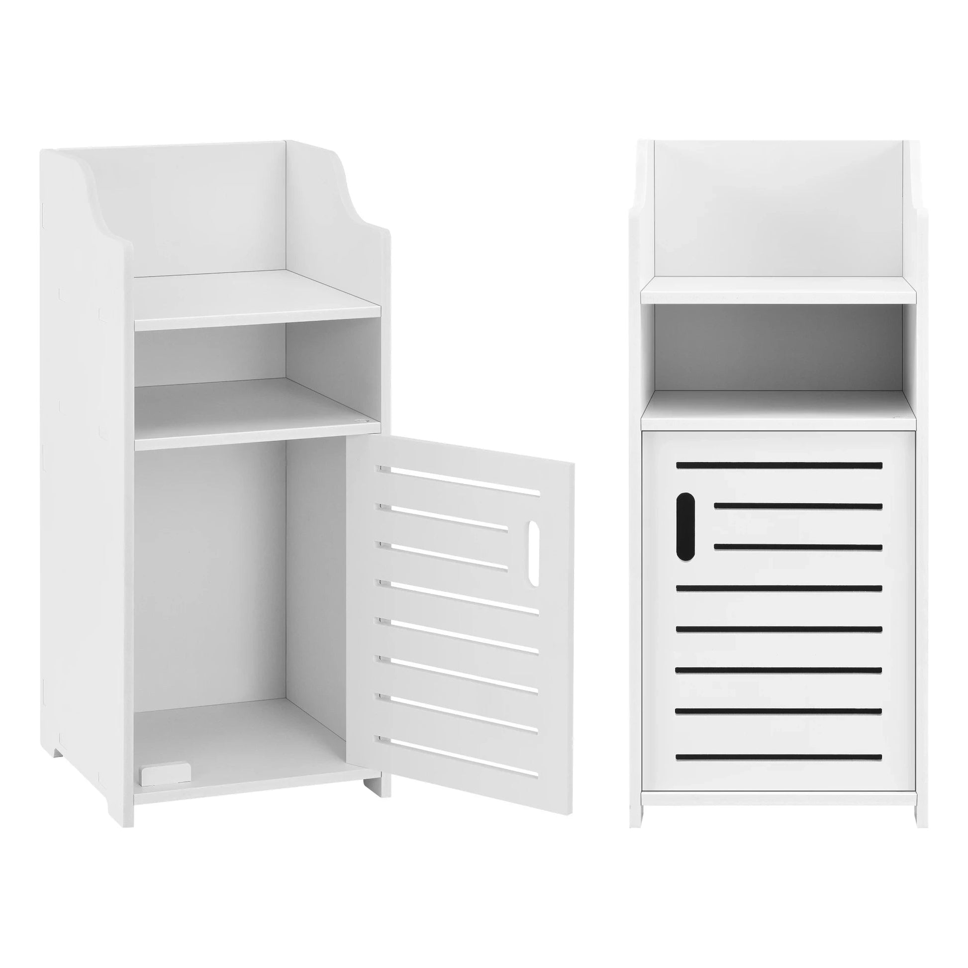 In And OutdoorMatch Badkamermeubel Miller - Kolomkast - HKC - 72x32x32 cm - Wit - Snelle Montage Badkamerkast