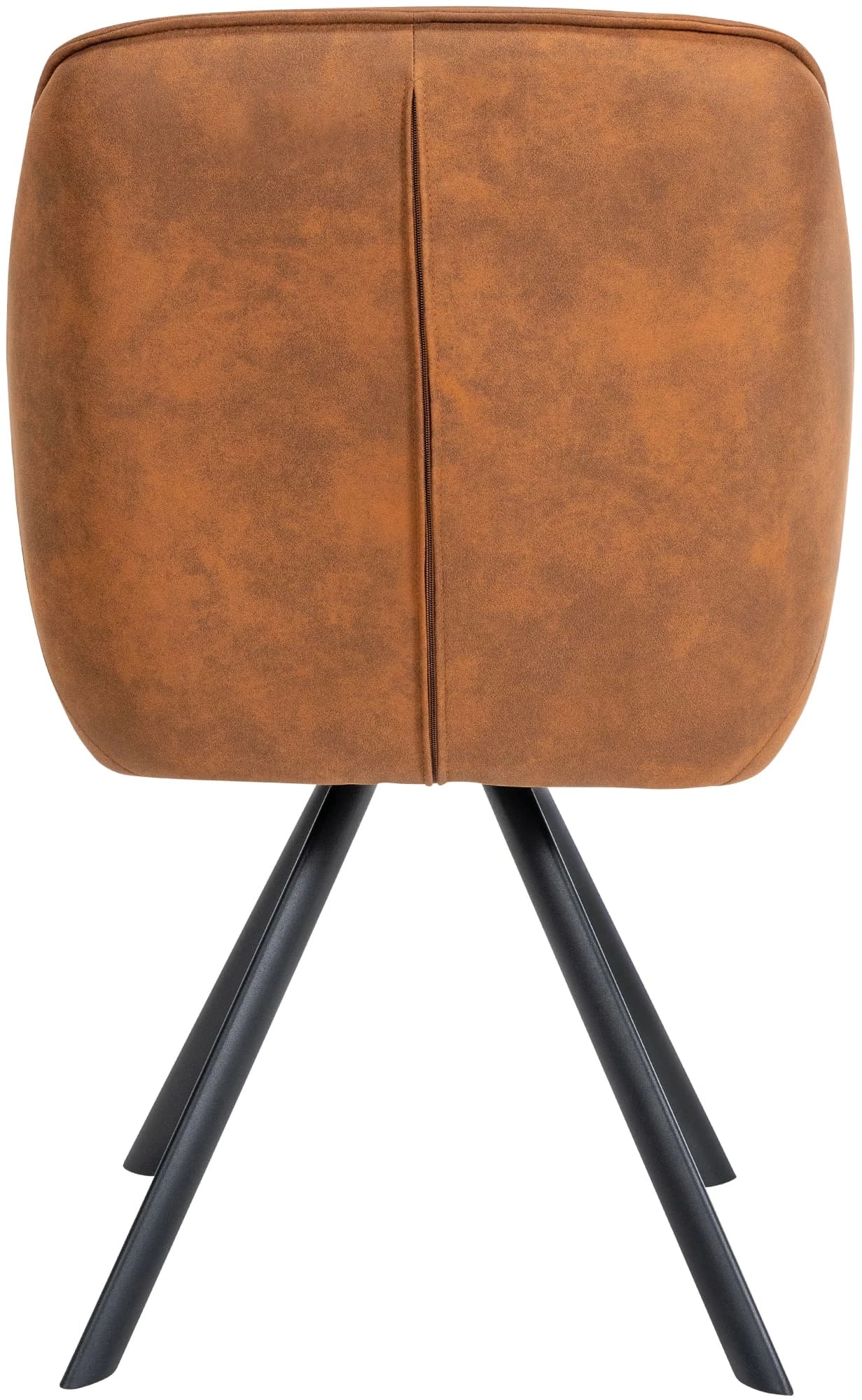 In And OutdoorMatch Eetkamerstoel Fatima - Bruin - Met Armleuningen - Fluweel - Hoge Kwaliteit Bekleding - Comfortabele en Luxe Eetkamerstoel - Vintage Look Eetkamerstoel