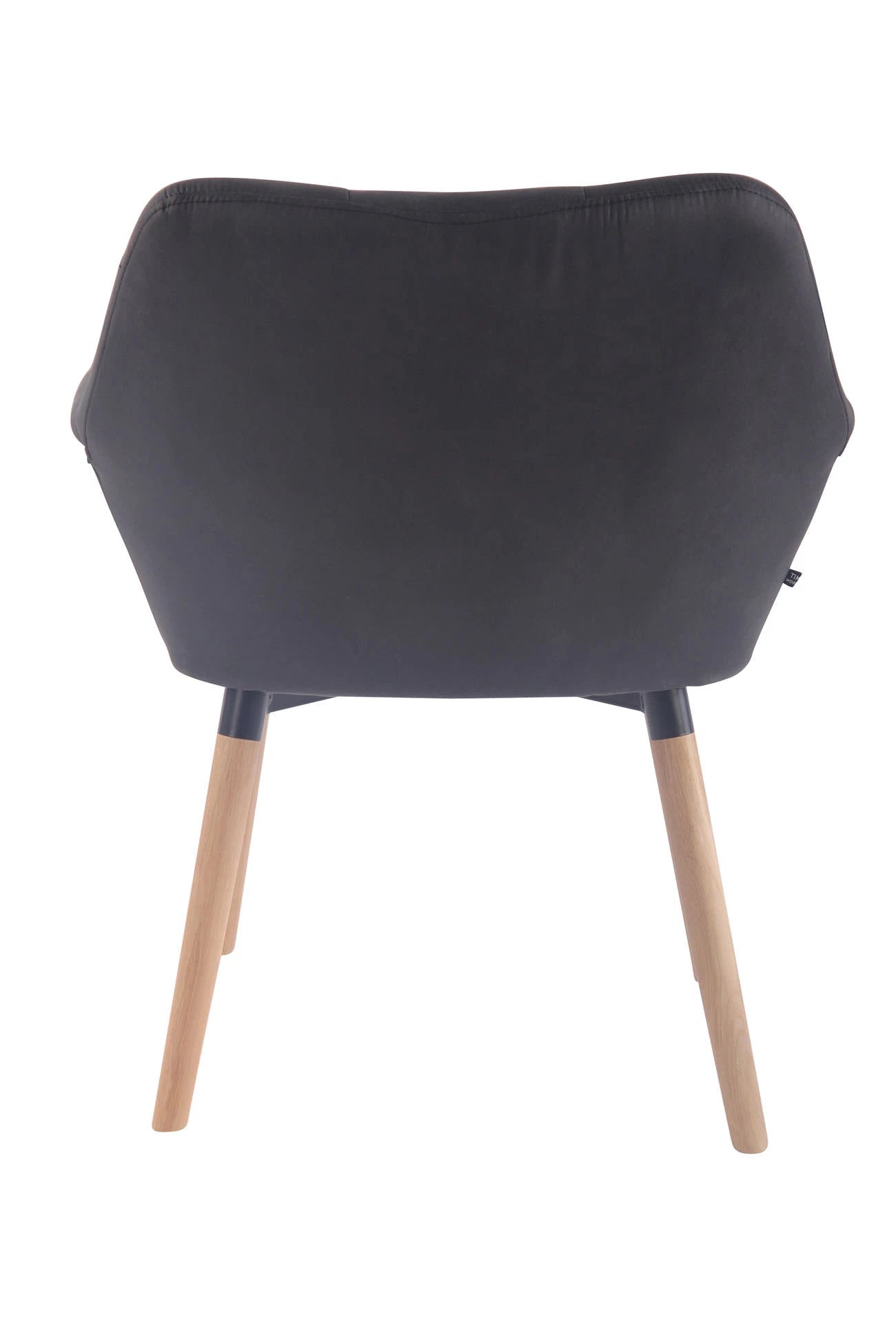 In And OutdoorMatch Eetkamerstoel Jared - Grijs - Eetkamerstoel - Kunstleer - Hoge kwaliteit bekleding - Vintage stijl stoel - Luxe eetkamerstoel Eetkamerstoel