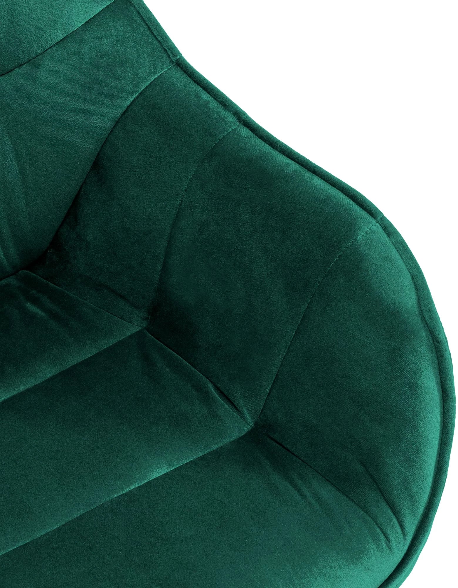 In And OutdoorMatch Eetkamerstoel Kevin - Groen - Met Armleuningen - Fluweel - Hoge Kwaliteit Bekleding - Comfortabele en Luxe Eetkamerstoel - Vintage Look Eetkamerstoel