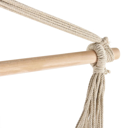 In And OutdoorMatch Katoenen Hangstoel Serino - 100x100 cm - Tot 130 kg - Meerkleurig Hangmat