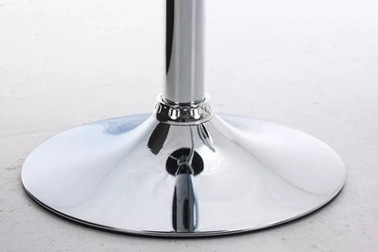 In And OutdoorMatch Moderne barkruk Angelita - Zonder rugleuning - Ergonomisch - Set van 1 - Barstoelen voor keuken of kantine - Vierkant - Polyester - Donkergrijs - In hoogte verstelbaar - Zithoogte 58-78cm Barkrukken / hocker