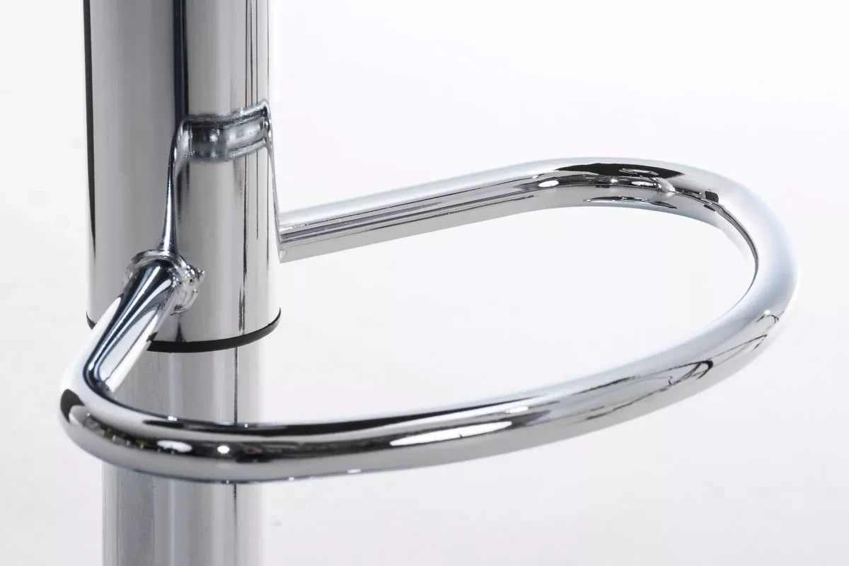 In And OutdoorMatch Moderne barkruk Angelita - Zonder rugleuning - Ergonomisch - Set van 1 - Barstoelen voor keuken of kantine - Vierkant - Polyester - Donkergrijs - In hoogte verstelbaar - Zithoogte 58-78cm Barkrukken / hocker