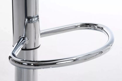 In And OutdoorMatch Moderne barkruk Angelita - Zonder rugleuning - Ergonomisch - Set van 1 - Barstoelen voor keuken of kantine - Vierkant - Polyester - Donkergrijs - In hoogte verstelbaar - Zithoogte 58-78cm Barkrukken / hocker