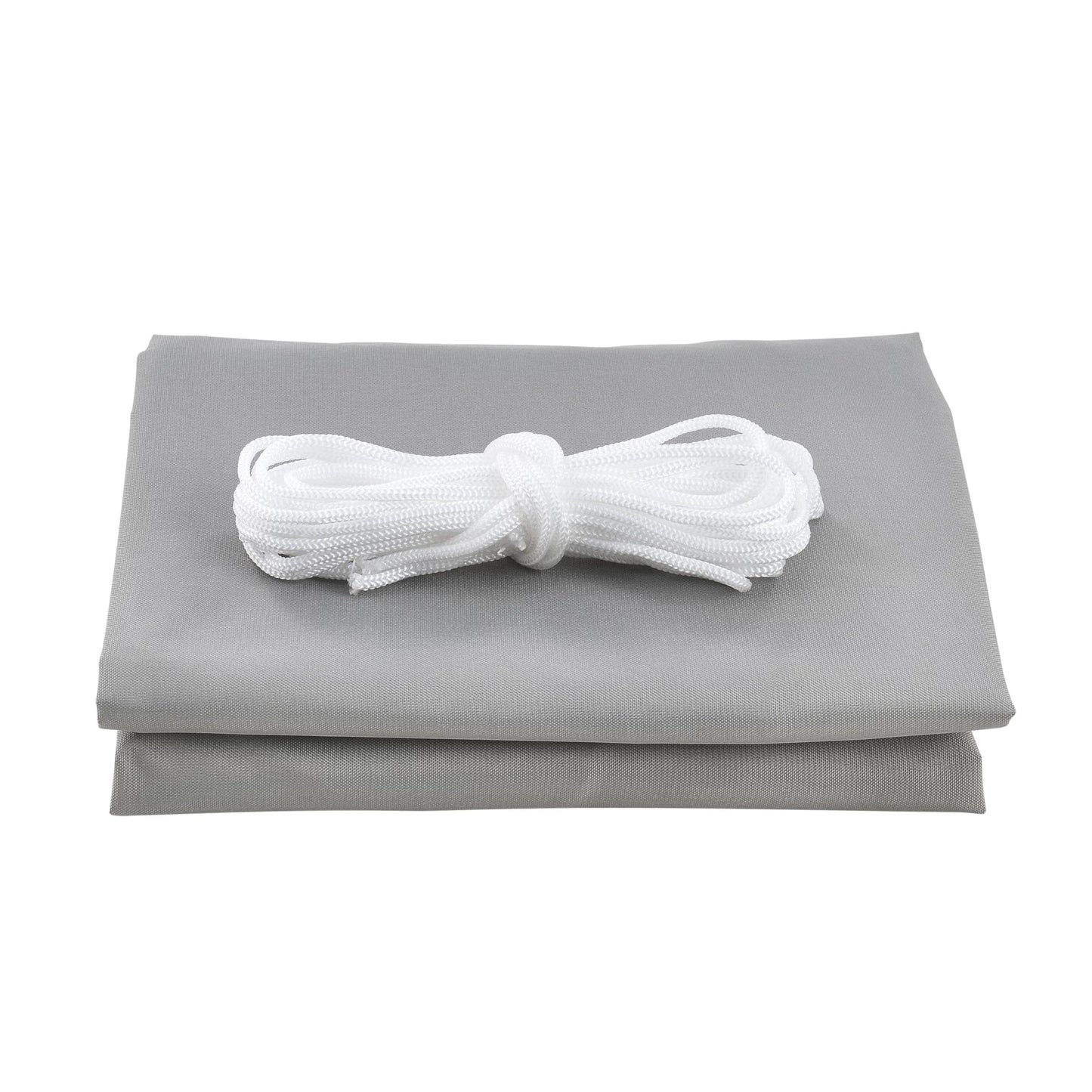 In And OutdoorMatch Zonnezeil Dorothea - Waterafstotend Vierkant - 2x2 m - Lichtgrijs - UV Bescherming Sunshade