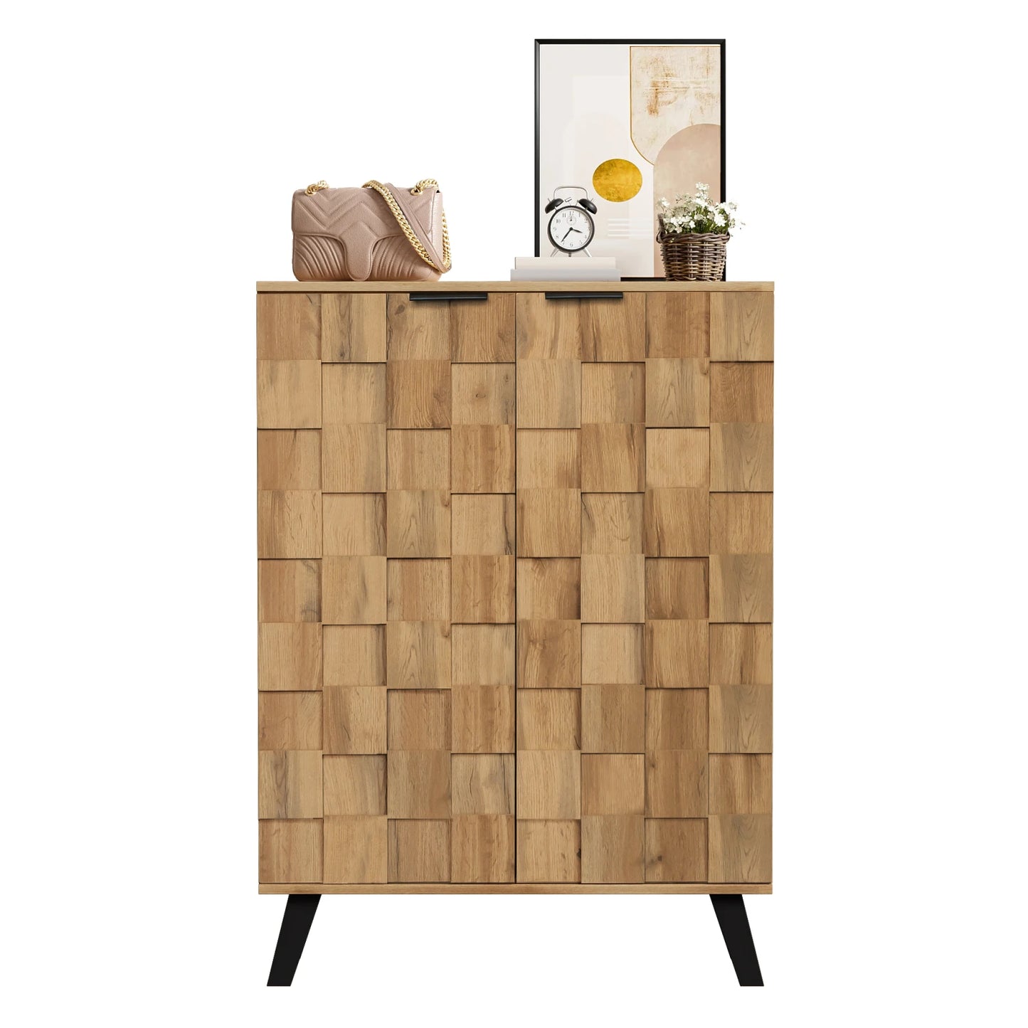 Houtlook Sideboard - 5 Compartimenten - Regelbare Planken