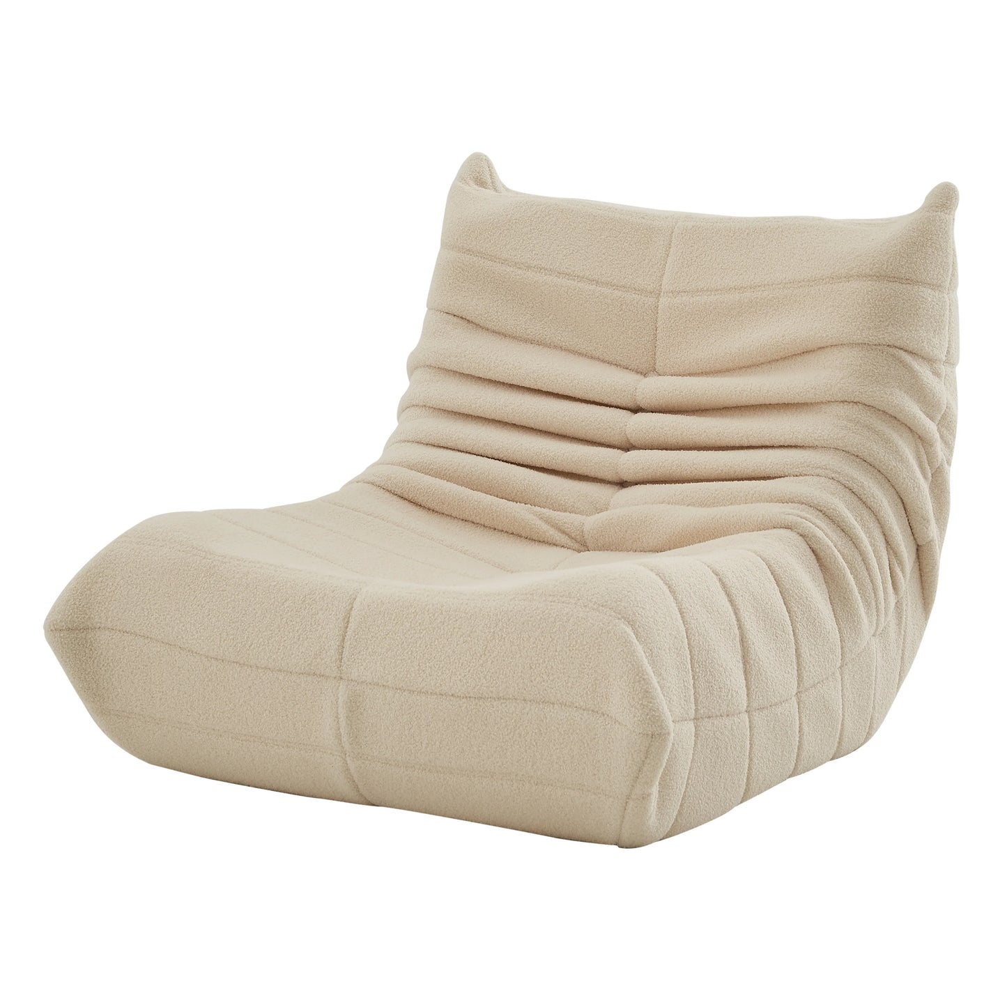 Kunstleer Reclinerstoel - 86x65x75cm, Beige & Groen & Rood