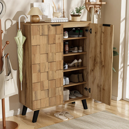 Houtlook Sideboard - 5 Compartimenten - Regelbare Planken