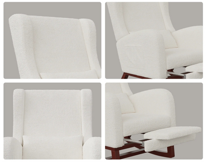 Reclinerstoel met Voetsteun - Gebroken Wit
