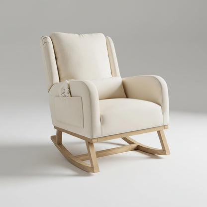 Loungestoel - Katoen/linnen - Beige