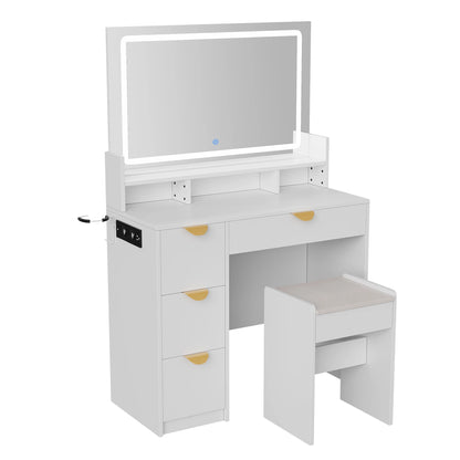 Make-up Tafel - Verlichte LED Spiegel - Wit