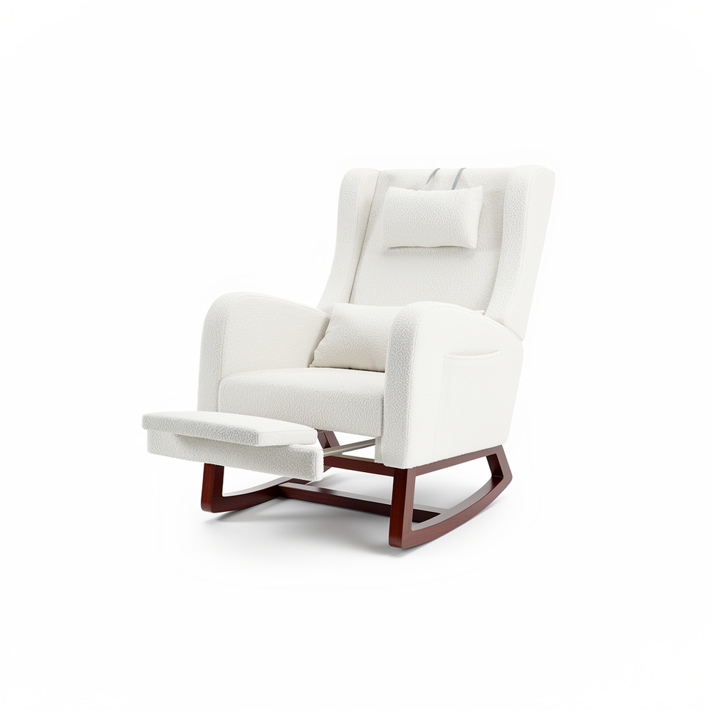 Reclinerstoel met Voetsteun - Gebroken Wit