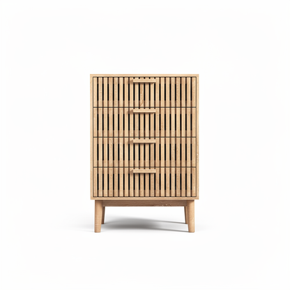 Dressoir - 4 Lades - Natuurlijk hout